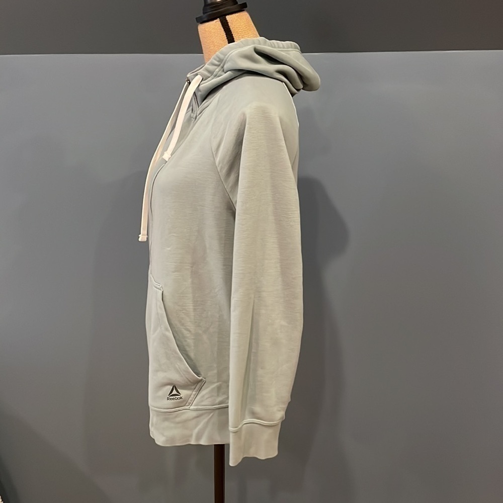 Reebok Zippered Hoodie Ladies Large Campus Fisherman - Picture 5 of 11